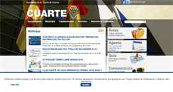 Desktop Screenshot of cuartedehuerva.es